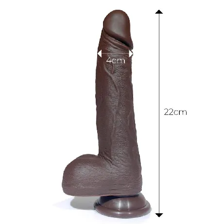 dildo realista severo negro turbo centauro - detalle 7